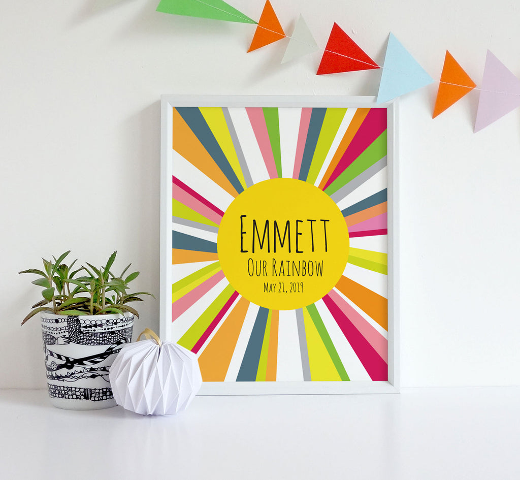 Rainbow Sunburst