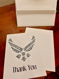 Air Force Stationary Set